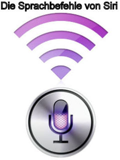 Siri spricht mit Dir. Die Sprachbefehle von Siri.